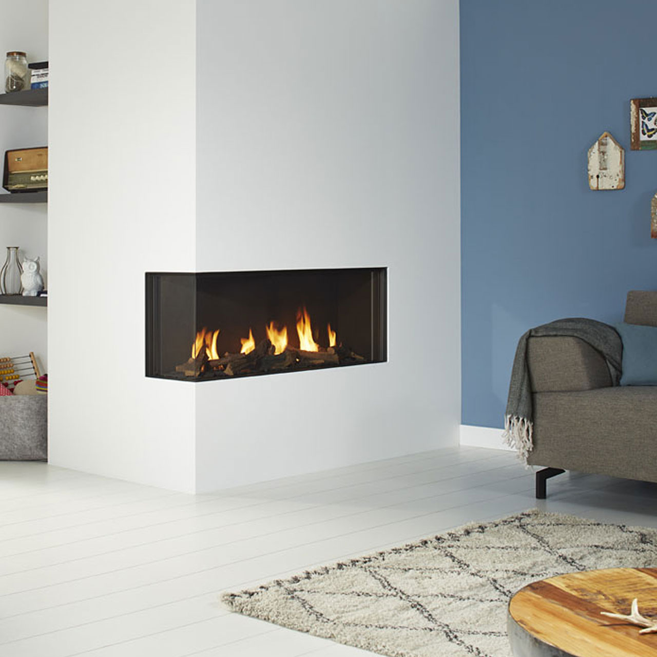 Gaskamine DRU/Global 120 BF Corner RCE